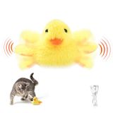 SmartTail Kedi Oyuncakları Şarj Edilebilir Flapping Ördek SilverVine Catnip ile 4 inç, Gerçekçi Quack Cıvıltı, Dayak Kanatları Kicker Dokunmatik Aktif Yavru Peluş İnteraktif Egzersiz Oyuncakları
