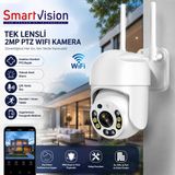 SmartVision Wi-fi Ptz Yapay Zeka 2mp Dış Cephe Kablosuz Güvenlik Kamerası