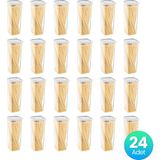 Smartware 24'Lü Set Skali Kare Saklama Kabı Beyaz 2140 ML