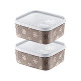 Smartware 2'li Set No Frost Saklama Kabı Terra 700 ml
