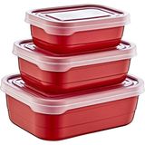 Smartware 3Lü Saklama Kabı Set - Krem Rengi