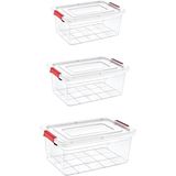 Smartware 3'lü Set Smart Box Saklama Kabı 1-2-3 Lt