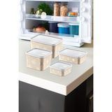 Smartware 4'Lü Set No Frost Saklama Kabı Latte (tüm boylar) - Krem