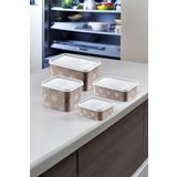Smartware 4'Lü Set No Frost Saklama Kabı Terra (tüm boylar)