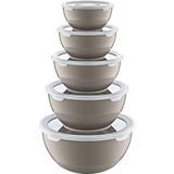 Smartware 5'li Set Loop Saklama Kabı - 1 lt - Bej