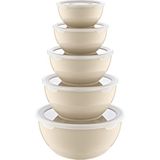 Smartware 5'li Set Loop Saklama Kabı - 1 lt - Latte