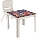 Smartware Fiore 2'li Set Çocuk Masa Sandalye Takımı Latte Space 1-3 Yaş
