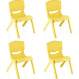 Smartware Fiore 4'lü Set Küçük Şirin Çocuk Sandalyesi Sarı