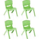 Smartware Fiore 4'lü Set Küçük Şirin Çocuk Sandalyesi Yeşil