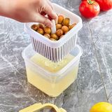 Smartware Loxo Süzgeçli Sızdırmaz Saklama Kabı 1500 ml - 1,5 lt - Sarı
