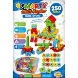 Smarty - Akıllı Sayılar Blok Oyunu 250 Parça - Oyuncak Lego Seti - Birbirine Geçmeli Stem Lego Seti - Eğitici Oyuncak