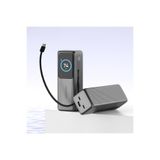 SMAYLİNG 140W Süper Hızlı Şarj 30000mAh Powerbank – Type-C Dahili Kablo – 3 Çıkışlı, LED Ekran, Laptop Uyumlu