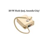 Smayling 20W Hızlı Şarj Mini Powerbank – Taşınabilir Kompakt Cihaz, Çift Çıkışlı, Hafif Ve Şık Tasarım