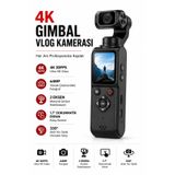 SMAYLİNG 4K Vlog Kamerası 64MP 2 Eksen Mekanik Gimbal 330° Akıllı Yüz Takibi 1.7'' HD Dokunmatik Ekran WiFi Webcam Type-C