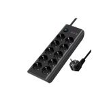 SMAYLİNG Akım Korumalı 10'lu Priz 3 USB-A + 1 USB-C Girişli 2m Kablo 3680W Anahtarlı