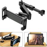 Smayling Araç Koltuk Arkası Telefon & Tablet Tutucu | 360° Ayarlanabilir | 5”–14” Uyumlu | Ipad, Tablet, Nintendo Switch Destekli - Siyah