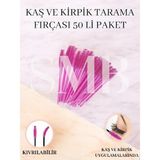 SMB Profesyonel Kaş ve Kirpik Tarama Fırçası 50 Li Paket