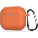 Smcase Apple Airpods 3. Nesil Kılıf Mat Kancalı Silikon A11 Turuncu