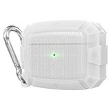 Smcase Apple Airpods Pro Kılıf Sert Silikon Kancalı A10 Renksiz - Şeffaf