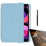 Smcase Apple iPad 10.2 8. Nesil Standli Kalem Bölmeli Arkasi Seffaf NT11 Nano Kalem Kılıf
