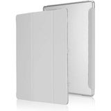 Smcase Apple iPad 6 Air 2 Uyumlu Kılıf Smart Cover Kapaklı Standlı Uyku Modlu Sm1 Gri