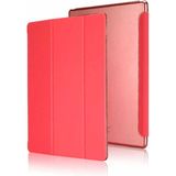Smcase Apple iPad 6 Air 2 Uyumlu Kılıf Smart Cover Kapaklı Standlı Uyku Modlu Sm1 Kırmızı