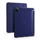 Smcase Apple iPad Pro 12.9 2022 M2 Katlanabilir Standli Pu Silikon Tf2 Kılıf