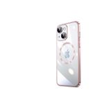 SMCASE Apple iPhone 13 ile Uyumlu Sert Transparan Kılıf, Arka Kamera Korumalı, Bronz