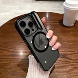 Smcase Apple iPhone 14 Pro Kamera Korumalı Standlı Magsafeli Cam Kapak Cep Telefonu Kılıfı