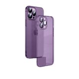 Smcase Apple iPhone 14 Pro Mat PP Alp Kamera Korumalı Silikon Cep Telefonu Kılıfı
