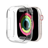Smcase Apple Watch 45Mm Tam Kapatan Seffaf Silikon Ekran Koruyucu