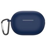Smcase Huawei Freebuds Pro 2 Kılıf Mat Silikon Soft Kancalı Sf7 Lacivert