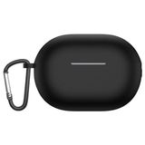 Smcase Huawei Freebuds Pro 2 Kılıf Mat Silikon Soft Kancalı Sf7 Siyah