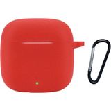 Smcase Huawei Freebuds Se 2 Kılıf Model Uyumlu Mat Silikon Soft Kancalı Sf7 Kırmızı