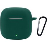Smcase Huawei Freebuds Se 2 Kılıf Model Uyumlu Mat Silikon Soft Kancalı Sf7 Koyu Yeşil