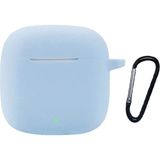 Smcase Huawei Freebuds Se 2 Kılıf Model Uyumlu Mat Silikon Soft Kancalı Sf7 Mavi