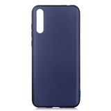 Smcase Huawei P Smart S Lüks Mat Silikon Tam Kapatan Ekran Koruyucu Siyah Cep Telefonu Kılıfı