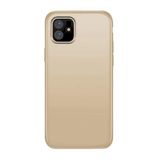 Smcase iPhone 11 Lüks Silikon Tam Kapatan Cam Siyah Cep Telefonu Kılıfı
