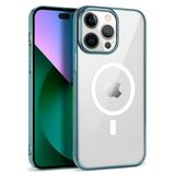 Smcase iPhone 14 Pro Magsafe Wiriless Özellikli Pixel Glitter Kapak Yeşil Cep Telefonu Kılıfı