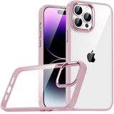 Smcase iPhone 14 Pro Max Renkli Bumper Hybrid Flora Silikon Nano Ekran Koruyucu Yeşil Cep Telefonu Kılıfı