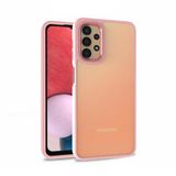 Smcase Samsung Galaxy A33 5G Renkli Bumper Hybrid Flora Silikon Siyah Cep Telefonu Kılıfı