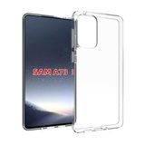 Smcase Samsung Galaxy A73 Lüks Korumalı Tpu Silikon Nano Şeffaf Cep Telefonu Kılıfı