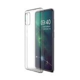Smcase Samsung Galaxy A91 Lüks Silikon Nano Şeffaf Cep Telefonu Kılıfı