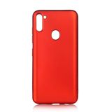 Smcase Samsung Galaxy M11 Lüks Silikon Nano Kırmızı Cep Telefonu Kılıfı