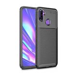 Smcase Samsung Galaxy M11 Negro Karbon Silikon Tam Kapatan Siyah Cep Telefonu Kılıfı