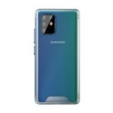 Smcase Samsung Galaxy Note 10 Lite Gard Darbeye Dayanıklı Silikon Tam Kapatan Şeffaf Cep Telefonu Kılıfı