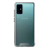 Smcase Samsung Galaxy S20 Gard Sert Silikon Tam Kapatan Şeffaf Cep Telefonu Kılıfı