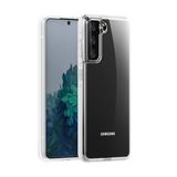 Smcase Samsung Galaxy S21 5G Coss Hybrid Sert Silikon Nano Şeffaf Cep Telefonu Kılıfı