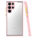 Smcase Samsung Galaxy S22 Ultra 5G Hux Kamera Korumalı Silikon Siyah Cep Telefonu Kılıfı