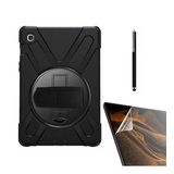 Smcase Samsung Galaxy Tab A8 10.5 SM X200 Tablet Tank Koruma Defender Standli DF22 Nano Kalem Kılıf
